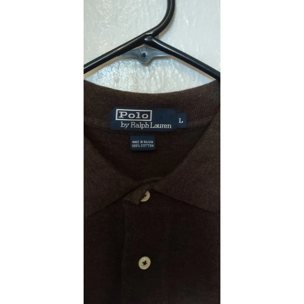 Ralph Lauren POLO by Ralph Lauren short sleeve polo shirt, men's size L / ea...